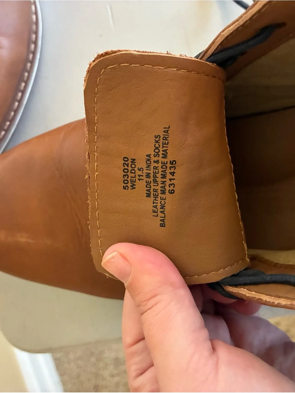 Franco Fortini Brown Leather Chukka Boots with Black Laces size 11.5